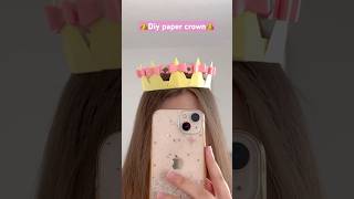 DIY paper crown 👑💖 [upl. by Iridissa]