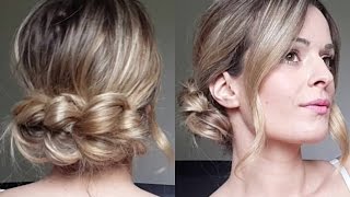 Chignon Faussement Tressé  AngeliaHair [upl. by Leksehcey113]