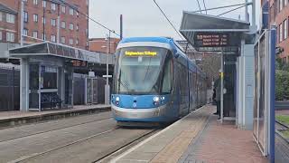 The West Midland Metro Edgbaston Village to Wolverhampton [upl. by Robison]