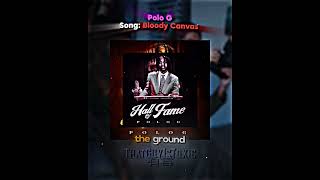 Underrated Polo G song Bloody Canvas  Polo G polog bloodycanvas halloffame [upl. by Areivax]