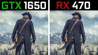 GTX 1650 vs RX 470 in 2022  Test in 7 Games [upl. by Ioyal]