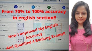 How to Improve Accuracy In English Section For Bank Exams  SBI Clerk 2021 Bank Exams 2021 [upl. by Leander962]