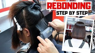 HOW TO REBONDING STEP BY STEP PROCESS  Lolly Isabel [upl. by Halik]