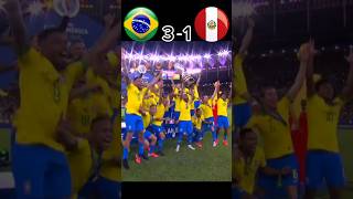 Brazil 🇧🇷 Vs 🇵🇪 Peru Highlights CopaAmerica 2019 Final brazil peru copaamerica shorts [upl. by Merkley]