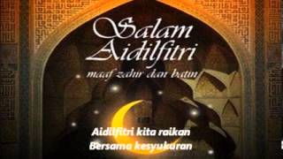 Ramlah RamCahaya Aidilfitri  Lirik [upl. by Nikolaos534]