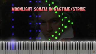 Moonlight Sonata in RagtimeStride [upl. by Yelnik]