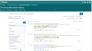 Proquest  Advanced search example [upl. by Gmur298]