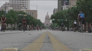 2019 Annual Memorial Day Triathlon at Vic Mathias Shores in Austin  KVUE [upl. by Atiekahs]