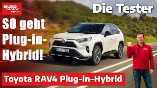 Toyota RAV4 PHEV SO geht PluginHybrid  Test  auto motor und sport [upl. by Nirak813]