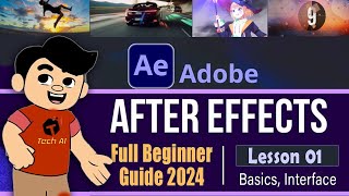 Mastering Adobe After Effects Beginner to Pro complete course Introduction and Interface Part 1 [upl. by Radborne157]