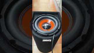 subwoofertest magnetz 8quot150w god andorange use hedphone sanu4you basssound jbl [upl. by Eyk]