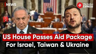 US House Of Representatives Passes 95 Billion Aid Package To Israel Taiwan amp Ukraine [upl. by Judie]