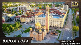 Banja Luka ● Bosnia and Herzegovina 🇧🇦 【4K】 Aerial Cinematic Drone 2023 [upl. by Merna11]