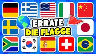 🚩 Errate das Land anhand der Flagge 🌎🧠  Einfach Mittel Schwer Unmöglich 🤯 [upl. by Nerrad]