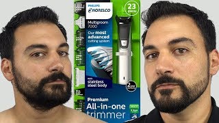 Beard Trimming  Philips Norelco Multigroom 7000  Model MG7750 [upl. by Egduj153]