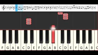 Gintama Ending 28  Ayumikurikamaki  Hankou Seimei  Melodica Pianika Tutorial [upl. by Naga]