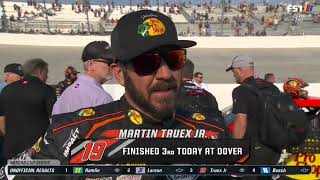 MARTIN TRUEX JR POST RACE INTERVIEW  2024 WURTH 400 NASCAR CUP SERIES AT DOVER [upl. by Annawoj]