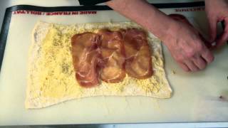 Prosciutto amp Gruyere Pastry Pinwheels  Elegant Appetizers [upl. by Gnen]