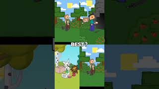 Hidden danger in the bushes😈 minecraft animation memes funny 2danimation loop shorts [upl. by Ron]