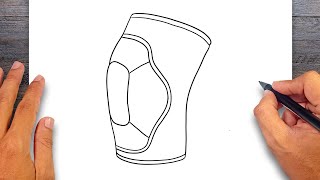 How to draw Knee Pads [upl. by Alhak563]