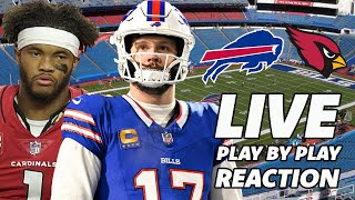 Buffalo Bills vs Arizona Cardinals LIVE PLAY BY PLAY REACTION [upl. by Belshin237]