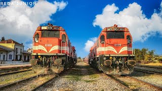 discover the Algiers  Touggourt line by train  اكتشف خط الجزائر  تقرت بالقطار  natural landscape [upl. by Cowles]