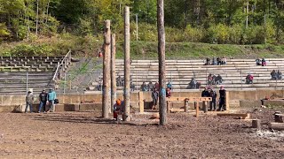 47th lumberjack competition held in Sullivan County [upl. by Gargan]