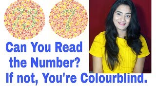 Color Blindness Medical Ishihara Test  How to check Colorblindness at home [upl. by Dulcie]