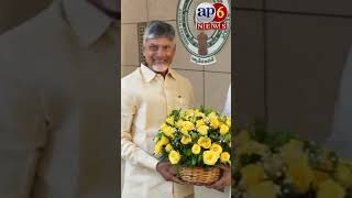 టీటీడీ చైర్మన్ ను సిఎం బాబు ఎలా రిసీవ్ చేసుకున్నాడో ttd cbn chandrababu shorts ap6news [upl. by Leschen581]