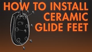 How To Install Ceramic Glide Feet 1  Mo42 by LEXIP [upl. by Fadiman111]