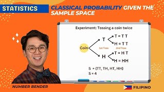 Statistics  Classical Probability and Sample Space in Filipino [upl. by Iveel]