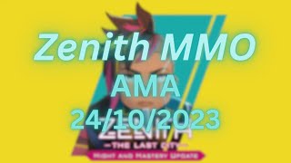 Zenith The Last City AMA  24102023 [upl. by Anek]