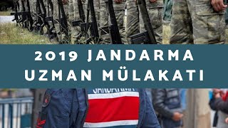 2019 JANDARMA UZMAN ÇAVUŞ MÜLAKAT TECRÜBESİ [upl. by Nonnad117]