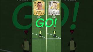 Bale Vs Mbappe Speedtest FC25 fc25 fifa ultimateteam eagames easports [upl. by Kcim]