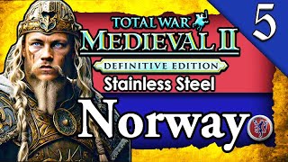 SIEGE OF COPENHAGEN Medieval 2 Total War Stainless Steel Norway Campaign Gameplay 5 [upl. by Ilona]