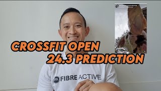 CrossFit Open 243 Prediction  CrossFit Open [upl. by Leind]