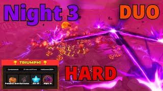 TDS Night 3 HARD Mode DUO  Strat doc Halloween 2024 [upl. by Dearman]