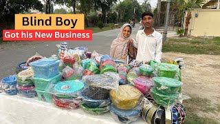 We Setup Plastic Crockery Business For Blind Boy  His Mother Was Very Happy☺  Rahe Insaniyat [upl. by Marley]