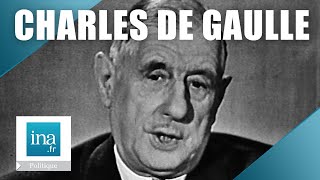 Les petites phrases du général de Gaulle  Archive INA [upl. by Aelyk]