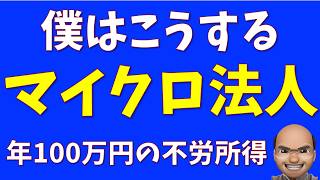 こんなに得するマイクロ法人【年100万円ねらう】 [upl. by Hedaza978]