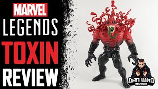 Marvel Legends Toxin Deluxe Action Figure Review [upl. by Kitarp]