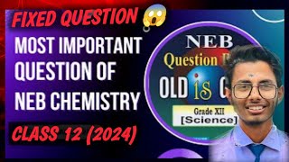 🔥 Chemistry Class 12 Important Questions Fix Question chemistry 😱 [upl. by Eelannej]