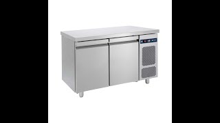 REFRIGERATED COUNTER COMPACT WITH 2 GN DOORS [upl. by Attej]