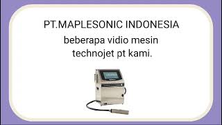 mesin pengkodean printing technojet T560C [upl. by Roe]