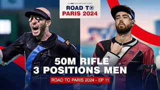 Olympic Shooting Inside The 50m Rifle 3 Positions Mens Event  Road To Paris 2024 [upl. by Jotham]