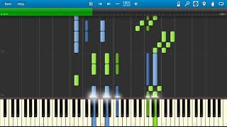 Piano Tiles 2  Tzigane Dance Synthesia MIDI [upl. by Atiroc]