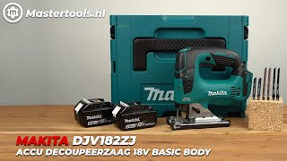 Makita DJV182ZJ Accu Decoupeerzaag 18V Basic Body  Mastertoolsnl [upl. by Coreen462]