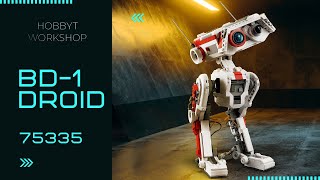 Быстрая сборка LEGO Star Wars Дроид BD1  BD1 droid 75335 build [upl. by Lissa833]