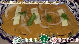 Enchiladas en salsa chipotle [upl. by Moselle]