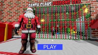 SANTA CLAUS BARRYS PRISON RUN  Obby  roblox scaryobby obby pomni [upl. by Eon]